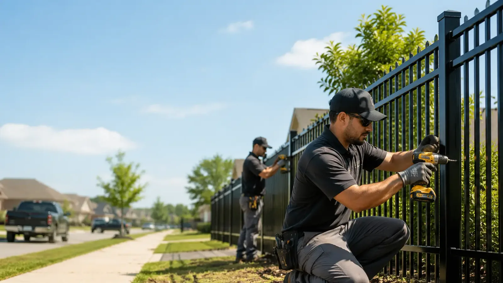 Metal Fence Installation in Evansville, WY